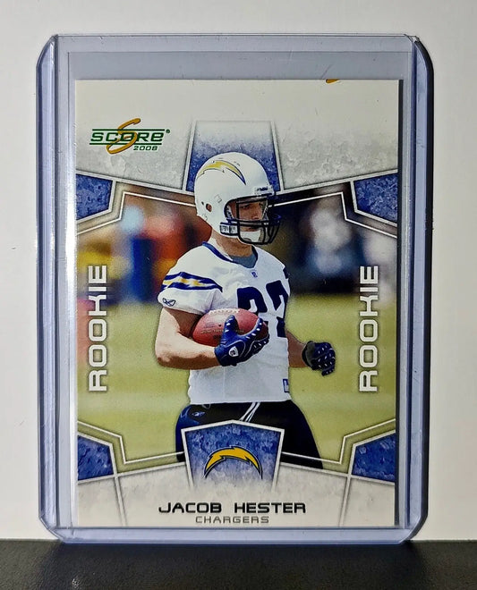 Jacob Hester Rookie 2008 Score NFL #382 Card San Diego Chargers - Football Card Single