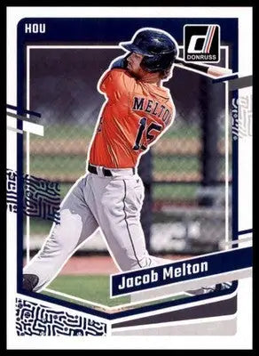 Jacob Melton 2023 Donruss #131 Houston Astros - Baseball Card Single