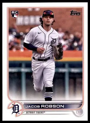 Jacob Robson Rookie 2022 Topps #623 Detroit Tigers - Baseball Card Single