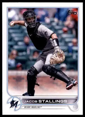 Jacob Stallings 2022 Topps Update #US175 Miami Marlins - Baseball Card Single