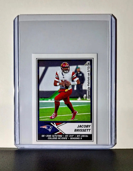Jacoby Brissett 2024 Panini NFL Sticker #75 New England Patriots - Football Card Single
