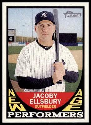 Jacoby Ellsbury 2016 Topps Heritage New Age Performers #NAP-JE New York Yankees - Baseball Card Single