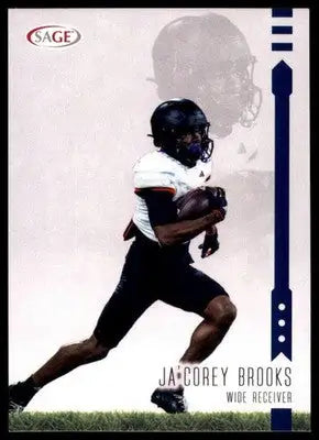 Ja’Corey Brooks 2025 SAGE HIT Blue #186 Louisville Cardinals
