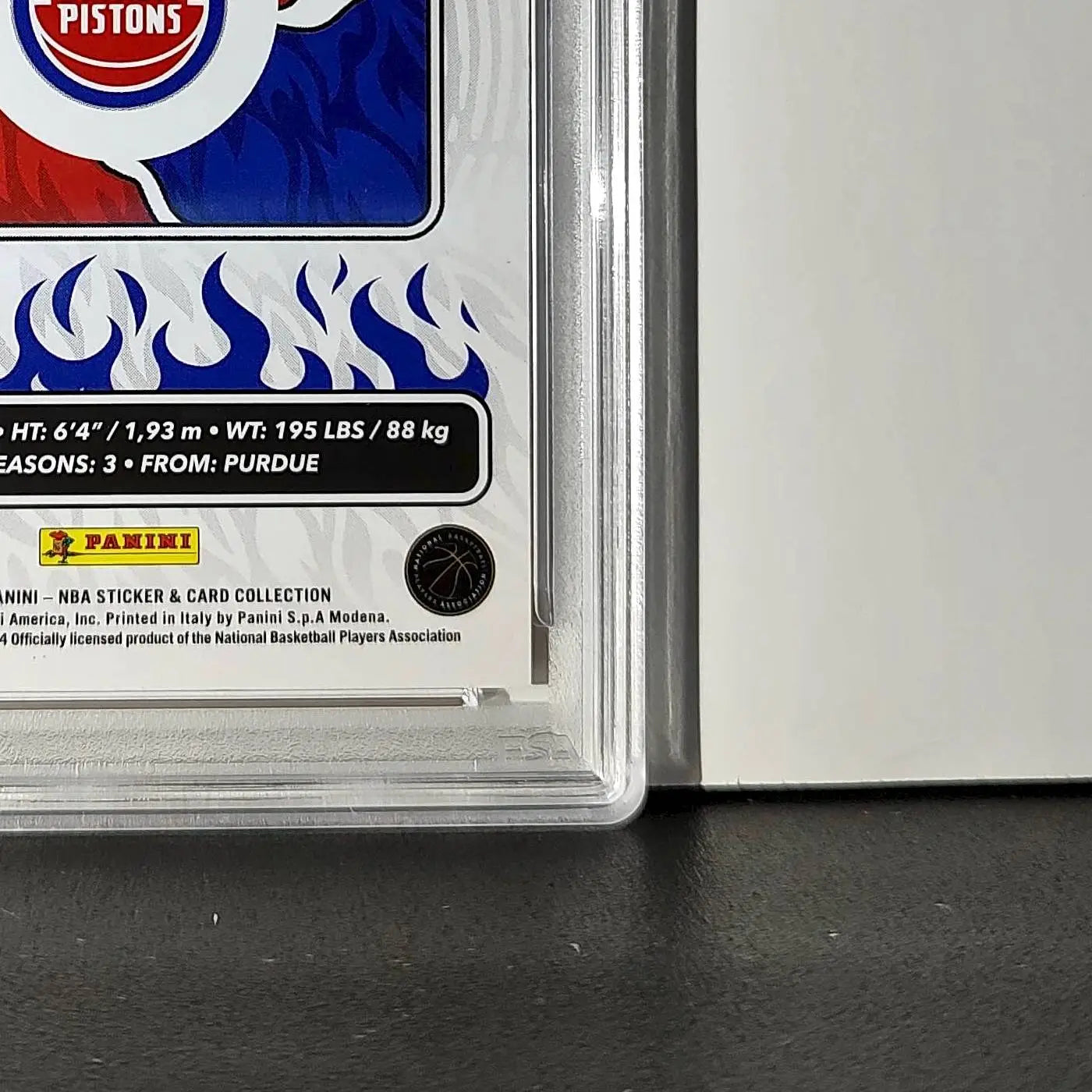 Jaden Ivey 2024-25 Panini NBA #17 Sticker 57/100 Red Foil PSA 8 NM-MT