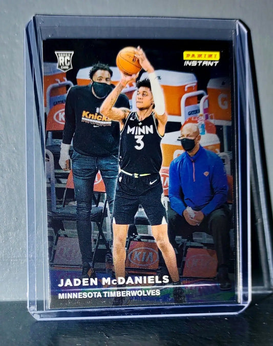 Jaden McDaniels Rookie Spotlight 2020-21 Panini NBA #27 Card 1 of 1397 - Basketball Card Single