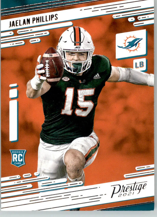 Jaelan Phillips - 2021 Panini Prestige - #262 - RC Football - Football Card Single