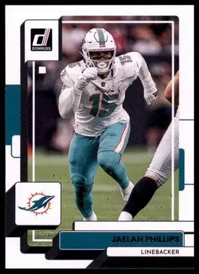 Jaelan Phillips 2022 Donruss #128 Miami Dolphins - Football Card Single