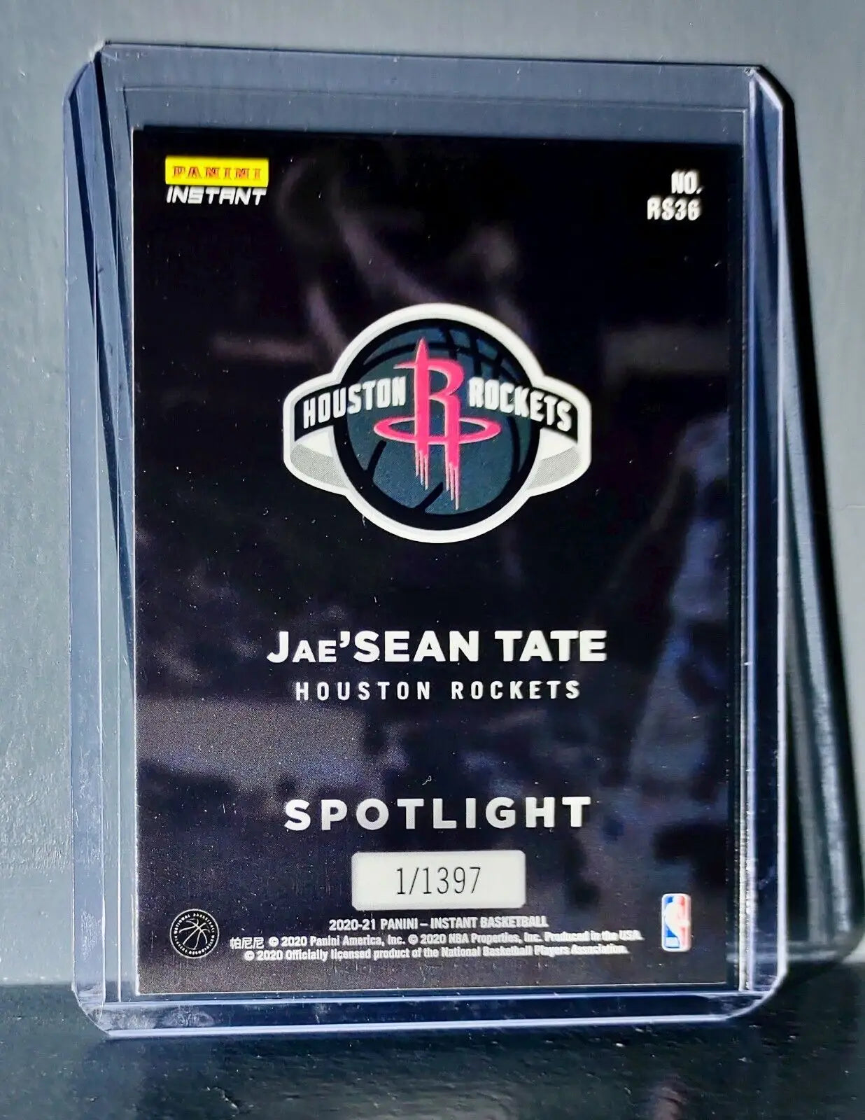 Jae’Sean Tate Rookie Spotlight 2020-21 Panini NBA #36 Basketball Card 1 of 1397