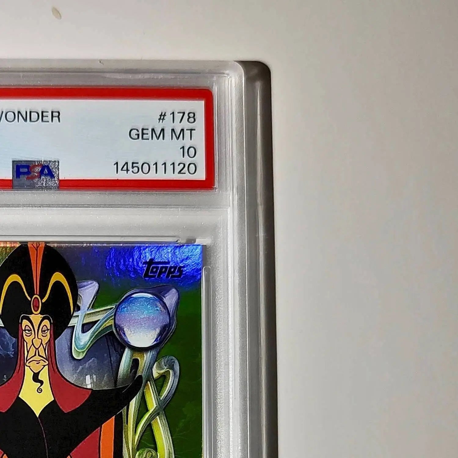 Jafar 2025 Topps Disney Wonder #178 Card Aladdin PSA 10 - Non-Sports Card Single
