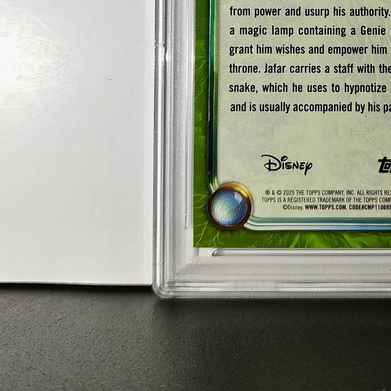 Jafar 2025 Topps Disney Wonder #178 Card Aladdin PSA 10 - Non-Sports Card Single
