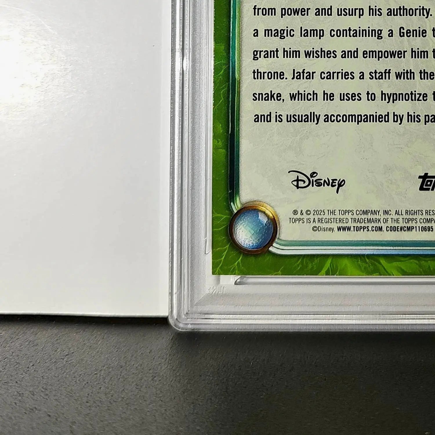 Jafar 2025 Topps Disney Wonder #178 Card Aladdin PSA 8 - Non-Sports Card Single