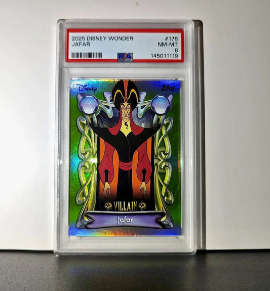 Jafar 2025 Topps Disney Wonder #178 Card Aladdin PSA 8 - Non-Sports Card Single