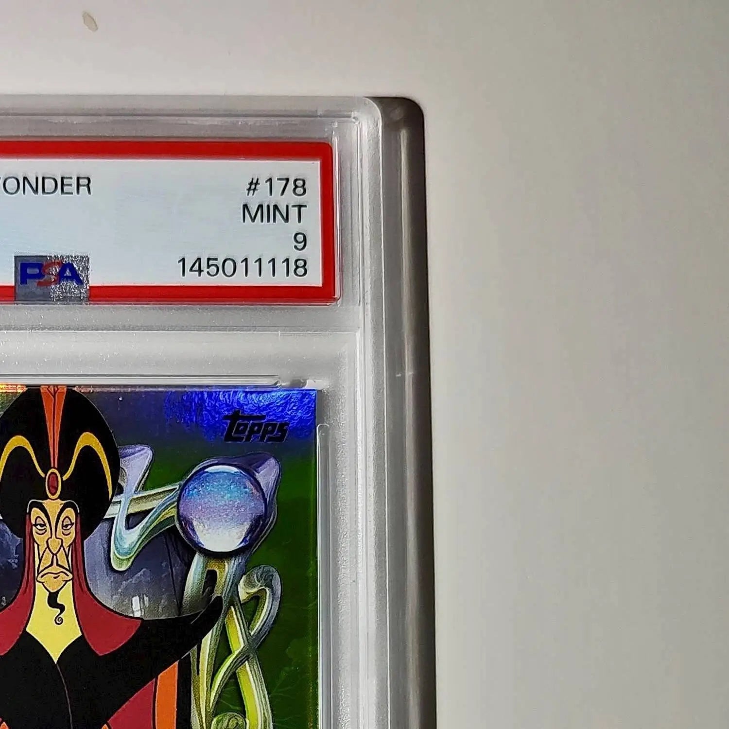 Jafar 2025 Topps Disney Wonder #178 Card Aladdin PSA 9 - Non-Sports Card Single