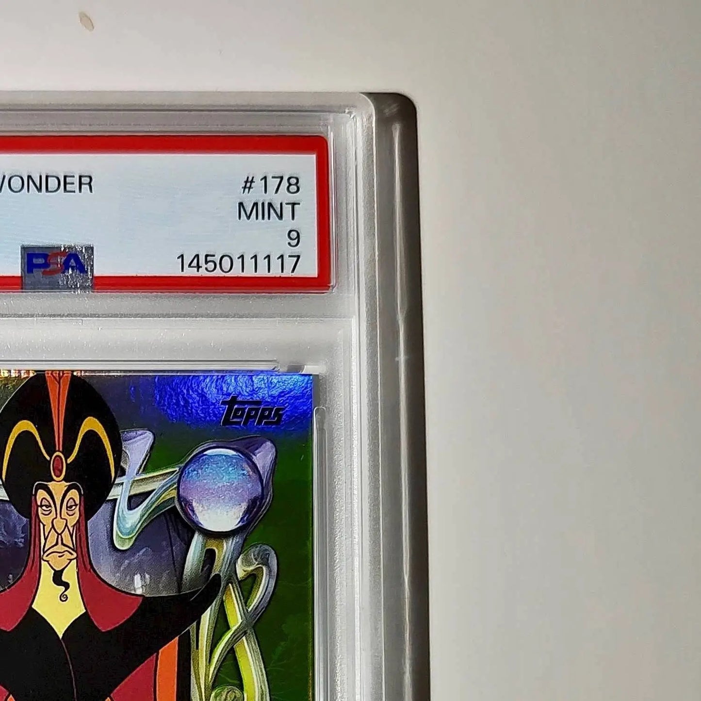 Jafar 2025 Topps Disney Wonder #178 Card Aladdin PSA 9 MT - Non-Sports Card Single