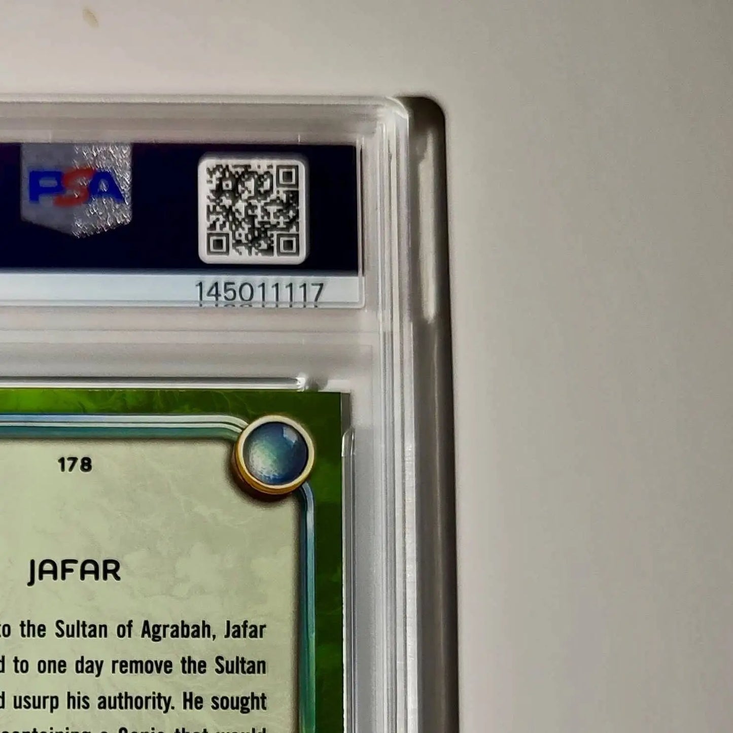 Jafar 2025 Topps Disney Wonder #178 Card Aladdin PSA 9 MT - Non-Sports Card Single