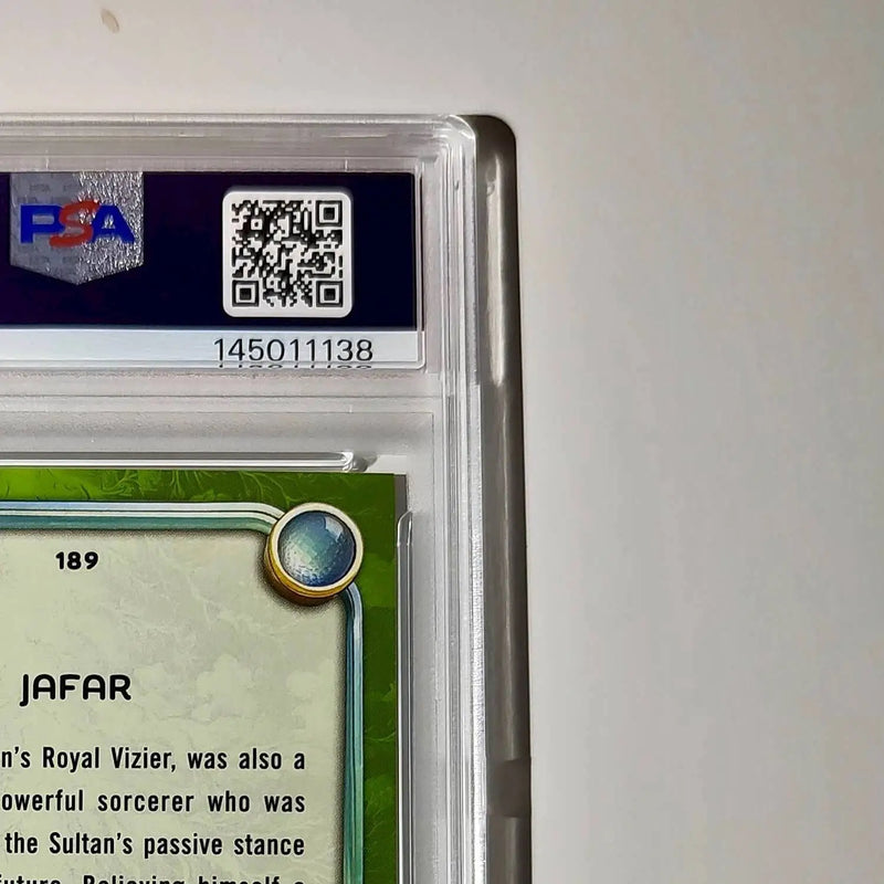 Jafar 2025 Topps Disney Wonder #189 Card Aladdin (2019) PSA 10 - Non-Sports Card Single