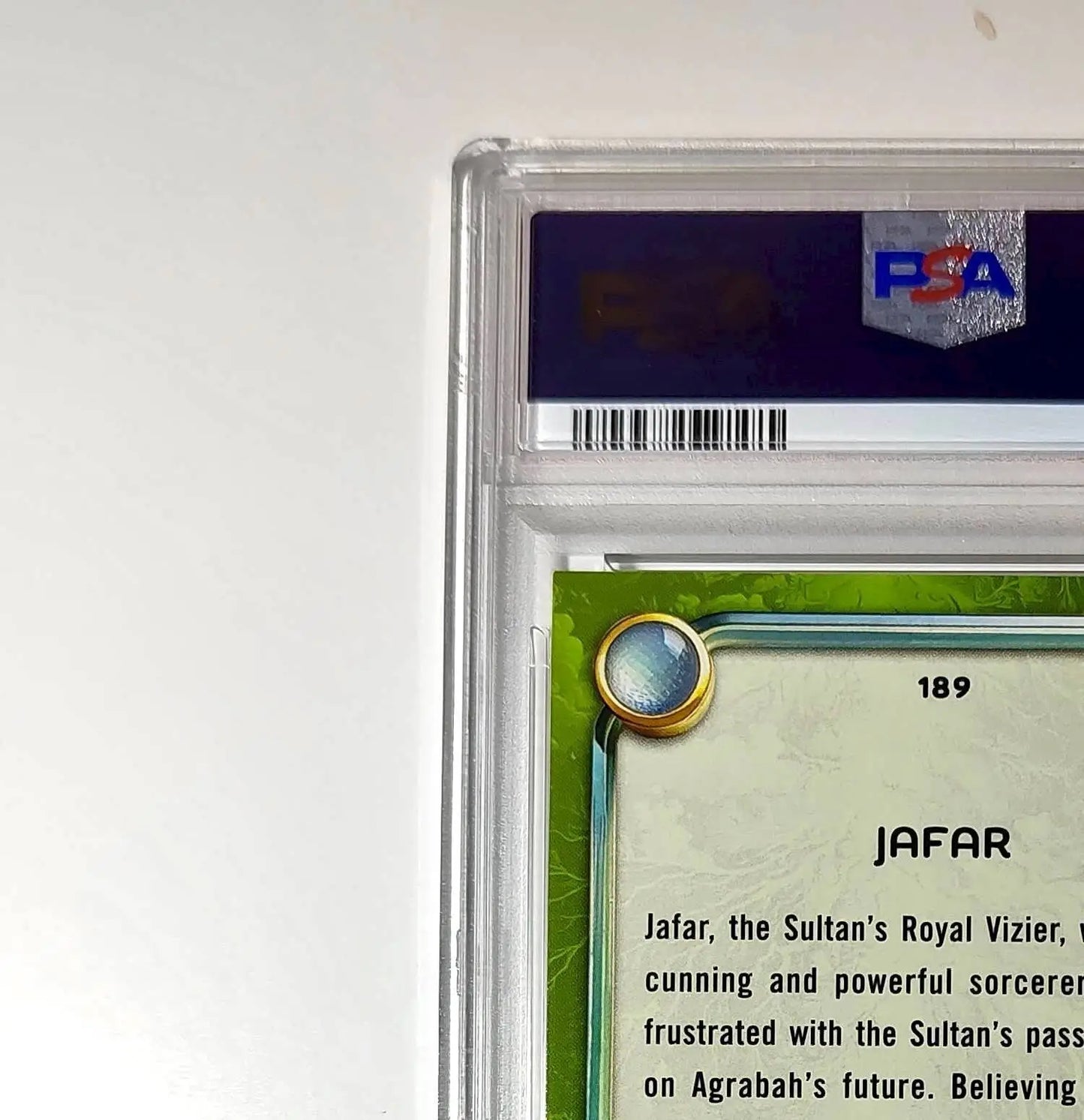 Jafar 2025 Topps Disney Wonder #189 Card Aladdin (2019) PSA 10 - Non-Sports Card Single