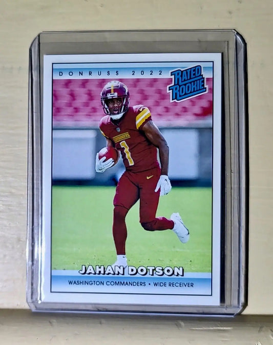 Jahan Dotson 2022 NFL Panini #9 Rated Rookie Retro Football Card 1/4094 - Football Card Single