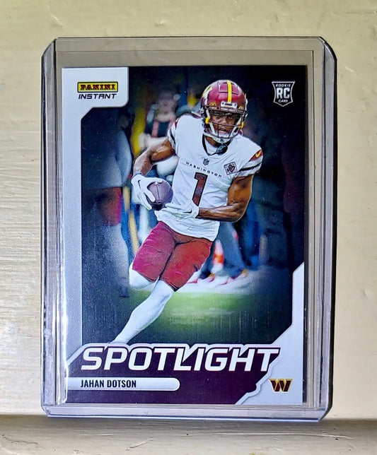 Jahan Dotson 2022 NFL Panini #9 Spotlight Rookie Football Card 1/603 - Football Card Single