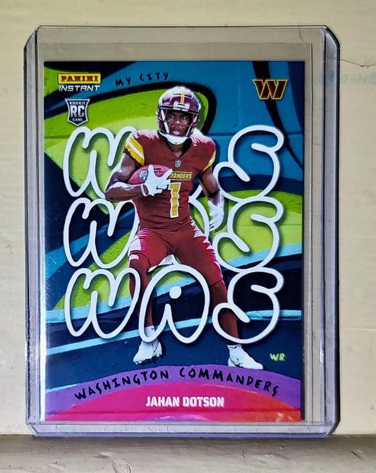 Jahan Dotson 2022 Panini NFL MyCity #32 Rookie Football Card 1/1860 - Football Card Single