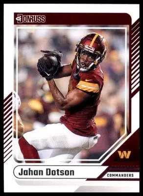 Jahan Dotson 2024 Donruss #44 Washington Commanders Football Card NFL Sports - Football Card Single