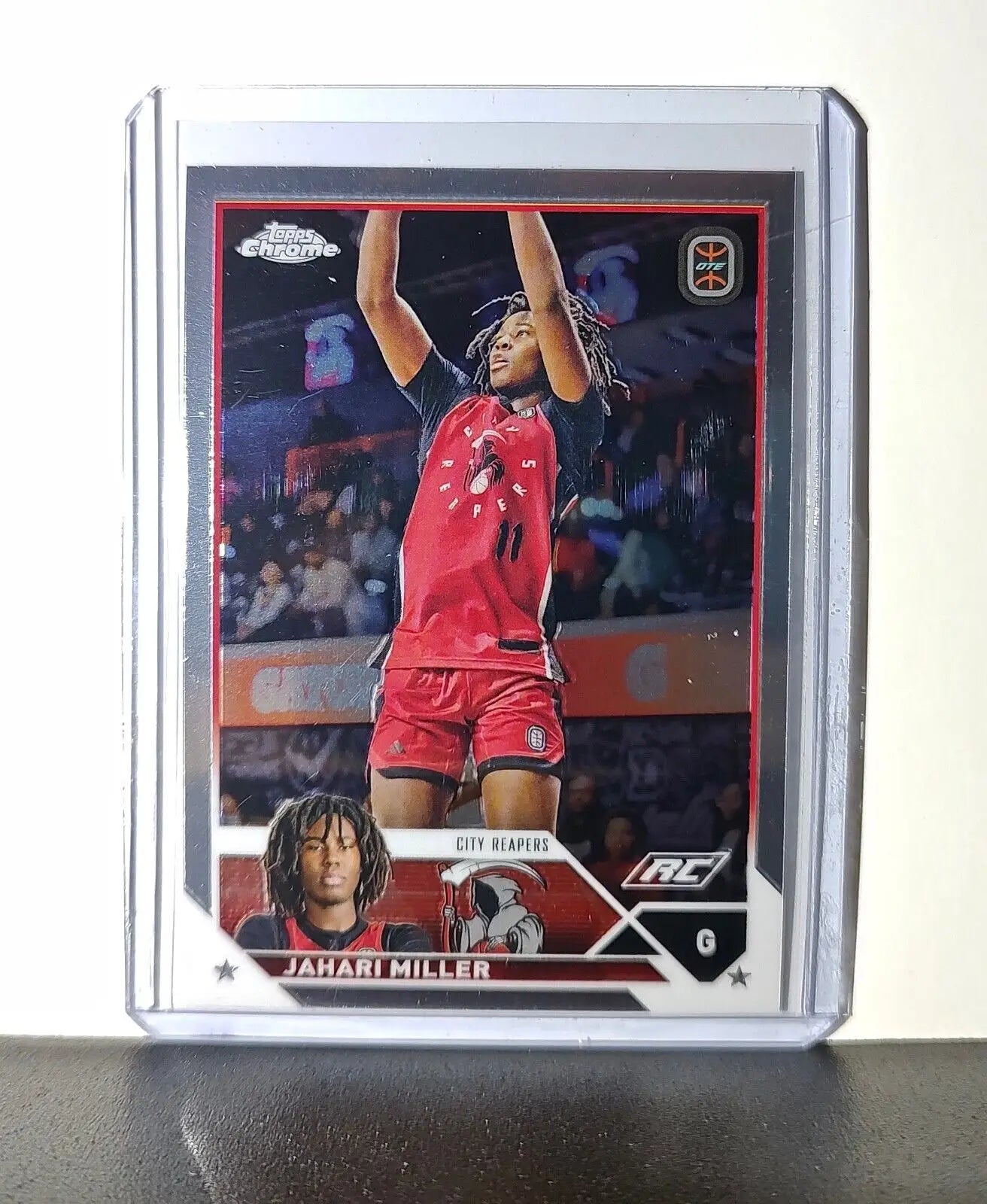 Jahari Miller Rookie Card 2023-24 Topps Chrome Overtime #37 City Reapers - Basketball Card Single