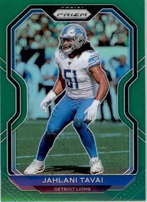 Jahlani Tavai - 2020 Panini Prizm - #203 - Prizm Green Football - Football Card Single