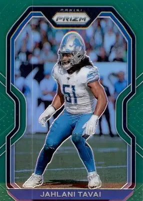 Jahlani Tavai - 2020 Panini Prizm - #203 - Prizm Green Football - Football Card Single