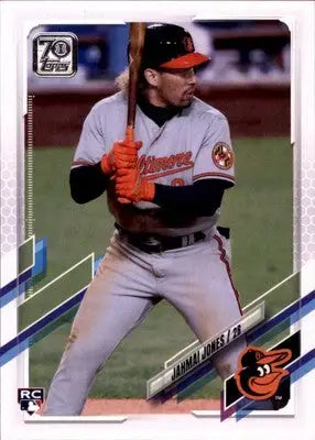 Jahmai Jones Rookie 2021 Topps #507 Baltimore Orioles - Baseball Card Single