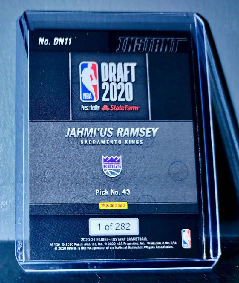 Jahmi’us Ramsey 2020-21 Panini Draft Night #11 Basketball Rookie Card 1 of 282