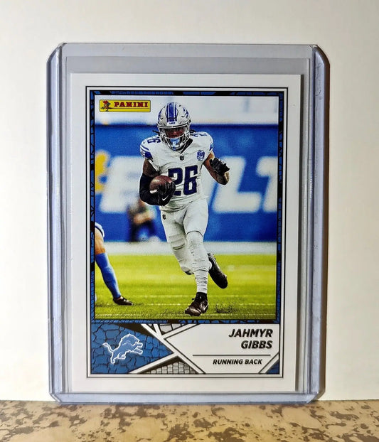 Jahmyr Gibbs 2024 Panini NFL #26 Sticker Card Detroit Lions - Football Card Single