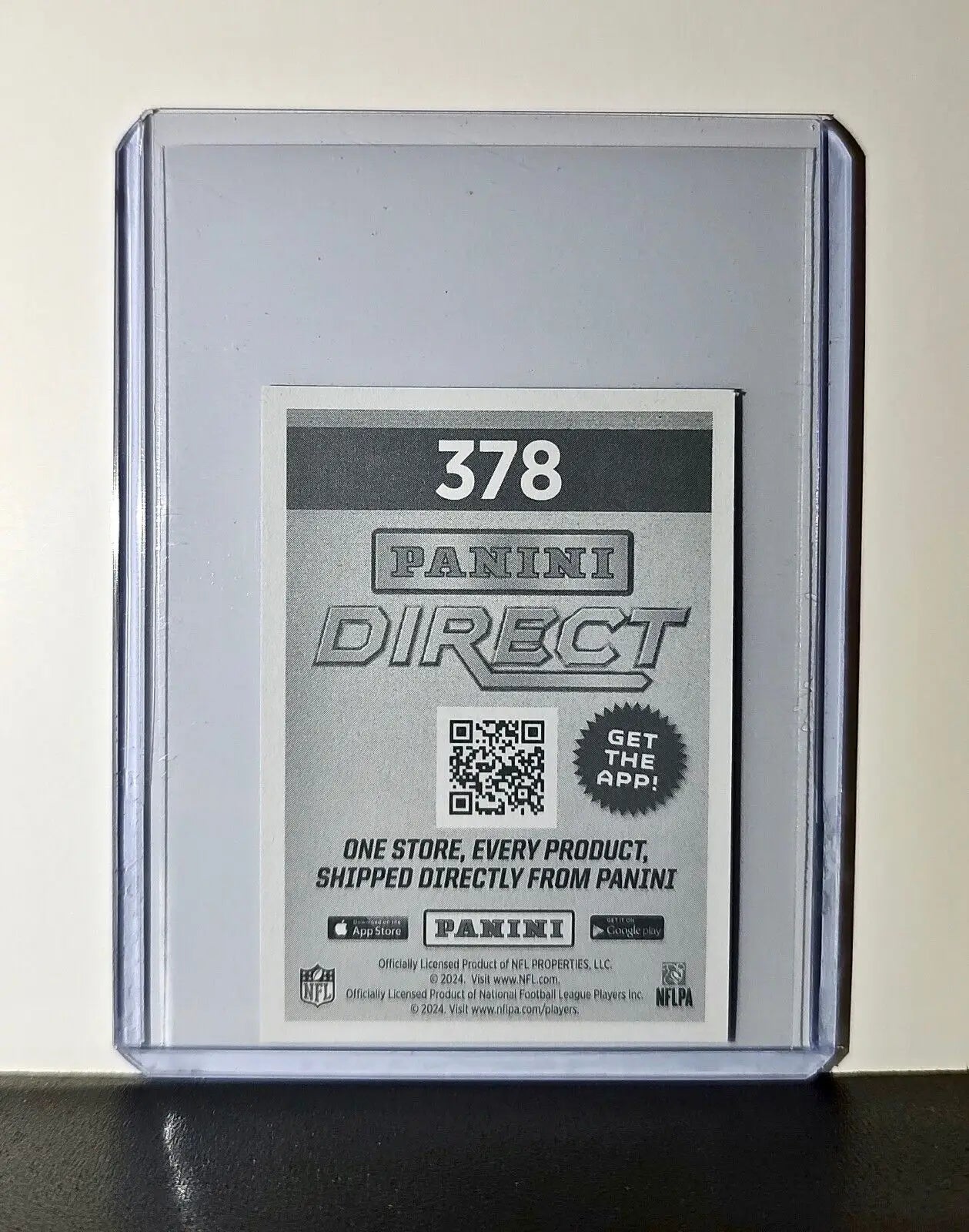 Jahmyr Gibbs 2024 Panini NFL Sticker #378 Foil Detroit Lions