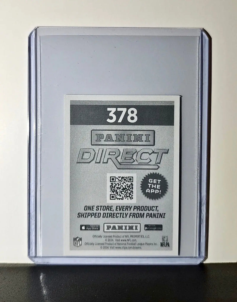 Jahmyr Gibbs 2024 Panini NFL Sticker #378 Foil Detroit Lions