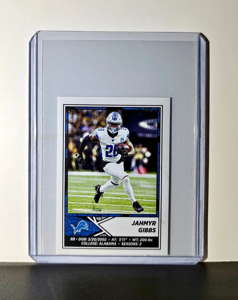 Jahmyr Gibbs 2024 Panini NFL Sticker #380 Detroit Lions