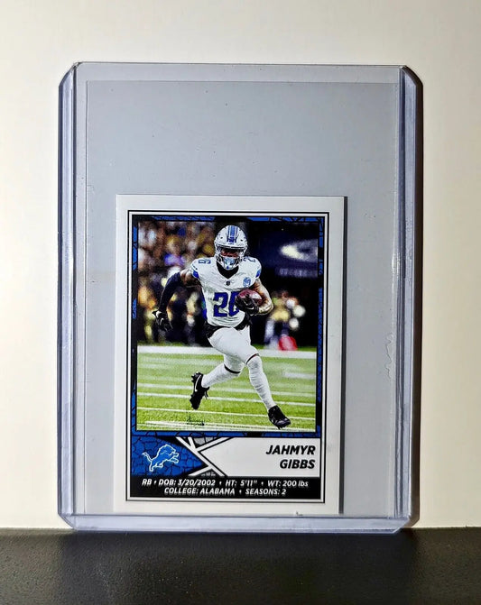 Jahmyr Gibbs 2024 Panini NFL Sticker #380 Detroit Lions - Football Card Single