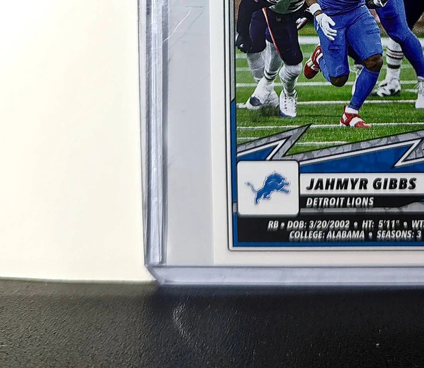 Jahmyr Gibbs 2025 Panini NFL #377 Sticker Detroit Lions