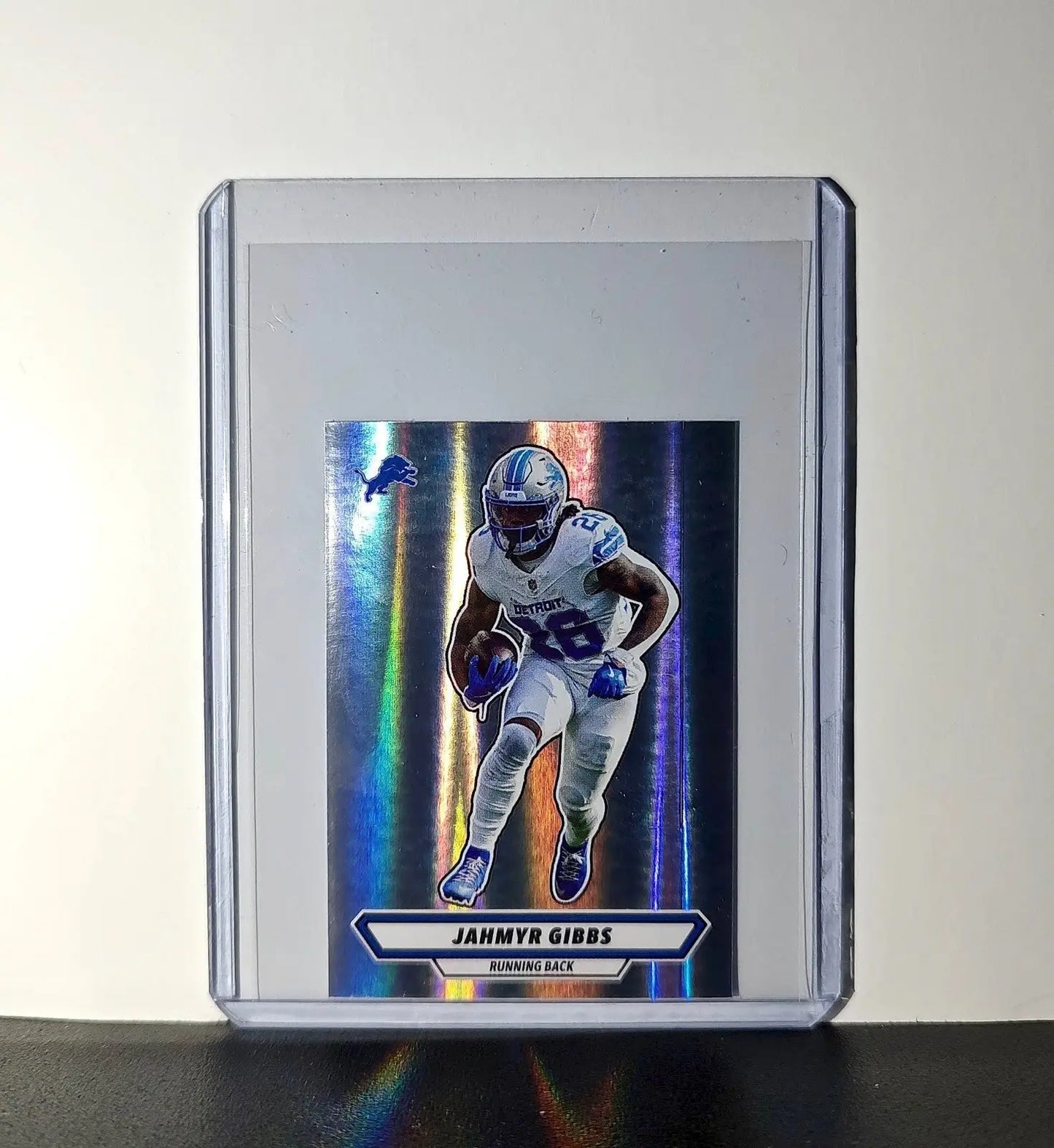 Jahmyr Gibbs 2025 Panini NFL #379 Foil Sticker Detroit Lions