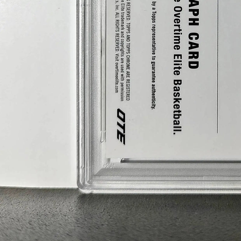 Jahzare Jackson 2023 Topps Chrome #A-JJA Gold Refractor 20/50 PSA 9 Auto 10 - Baseball Card Single