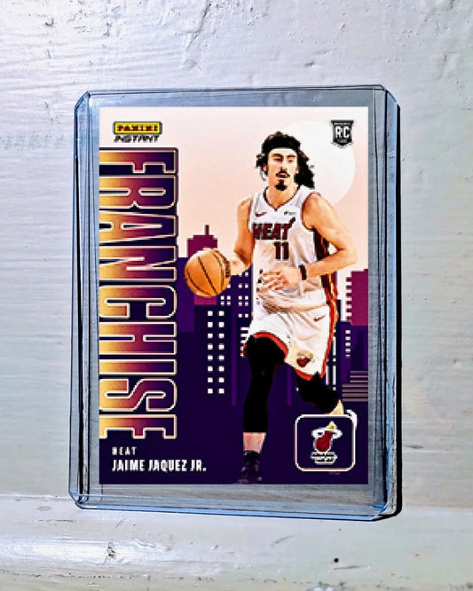 Jaime Jaquez Jr. 2023-24 NBA #8 Franchise Basketball Card Miami Heat 1/485 - Basketball Card Single