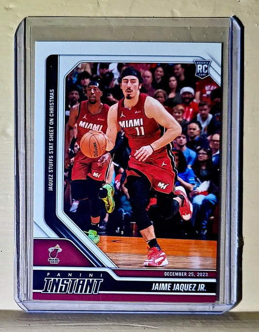 Jaime Jaquez Jr. 2023-24 Panini #204 NBA Rookie Basketball Card Heat 1 of 424 - Basketball Card Single