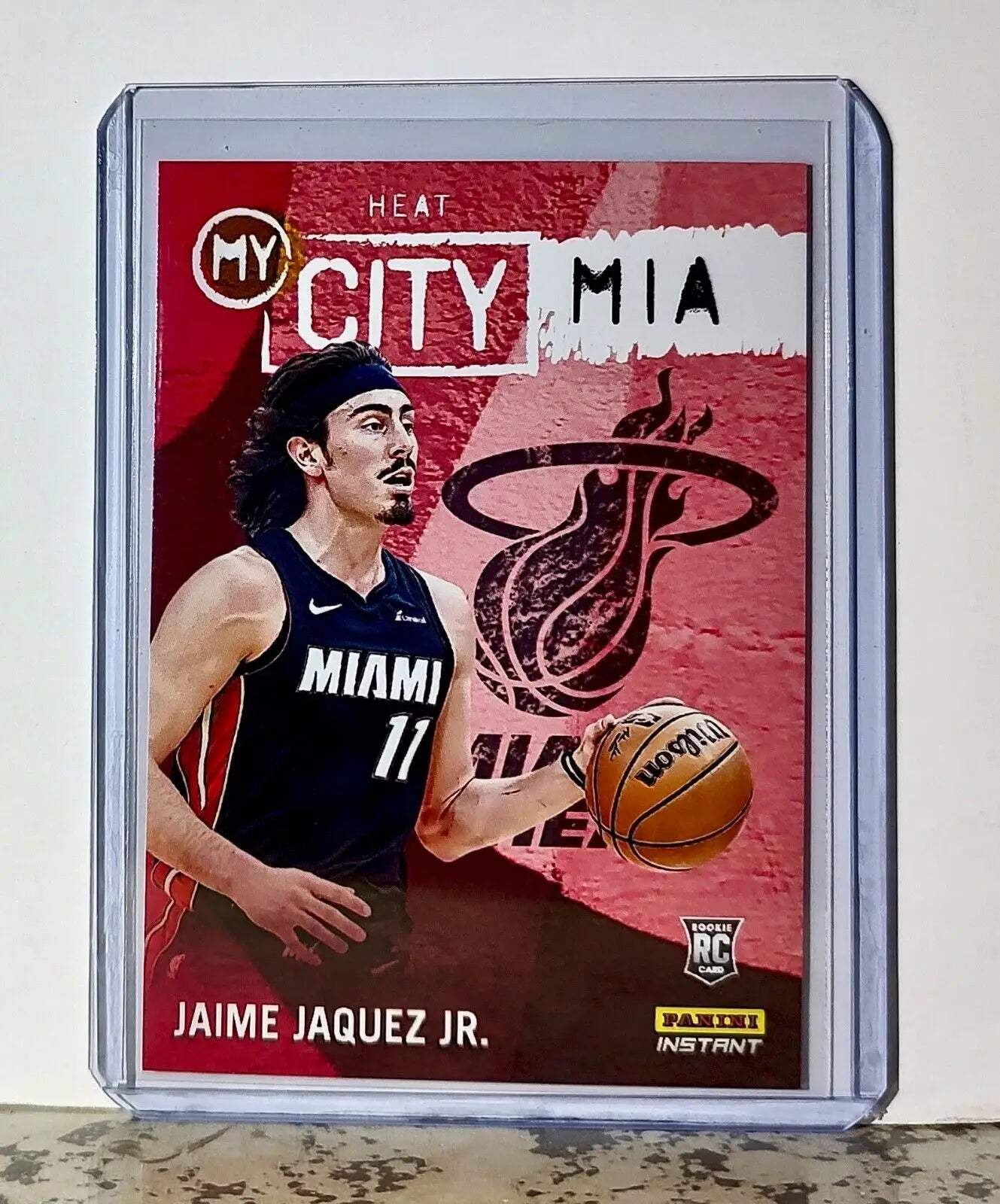 Jaime Jaquez Jr. 2023-24 Panini NBA #11 MyCity Basketball Card Miami Heat 1/543 - Basketball Card Single