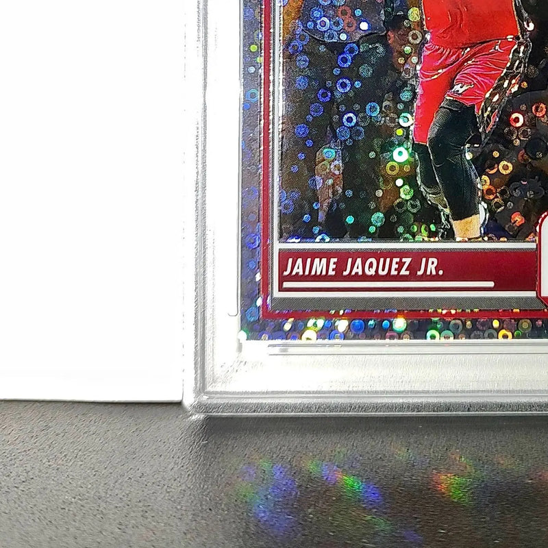 Jaime Jaquez Jr. 2023 Panini Hoops Premium #51 Disco Prizm PSA 8 NM-MT