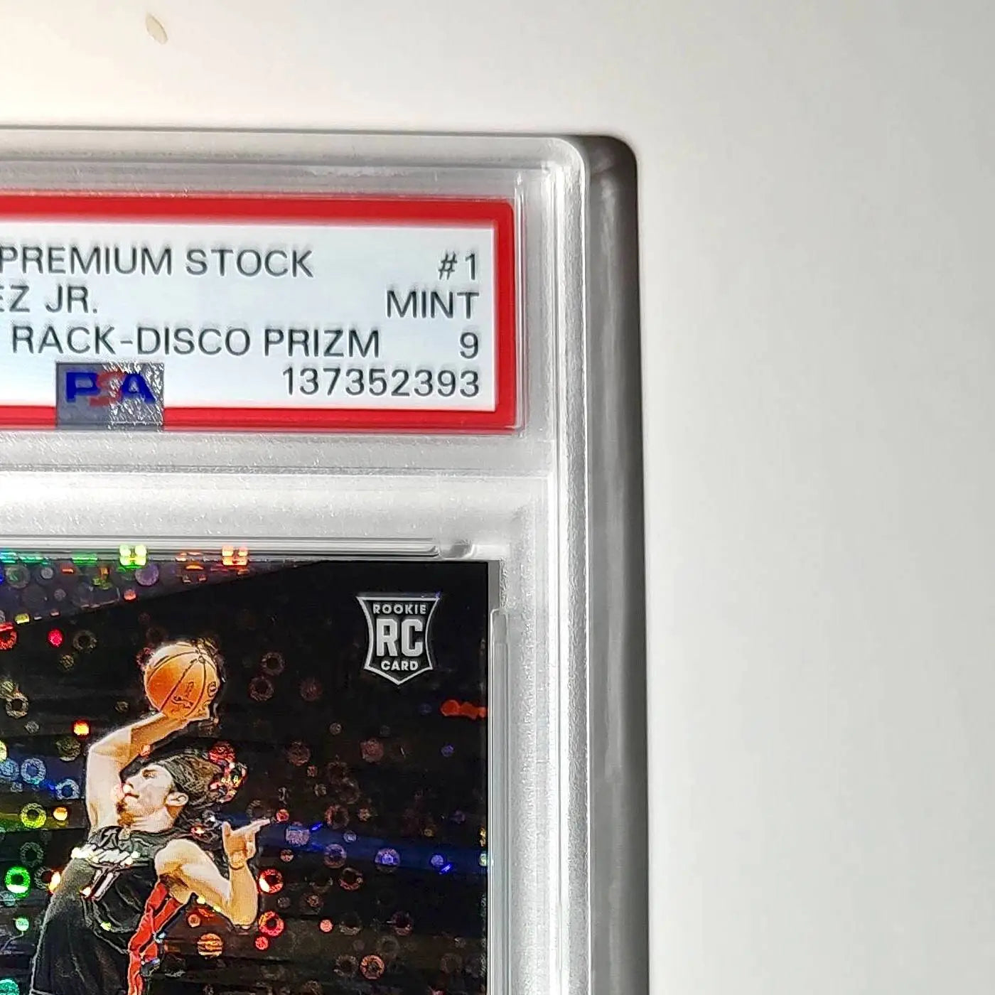 Jaime Jaquez Jr. 2023 Panini Hoops Premium Attack the Rack #1 Disco Prizm PSA 9 - Basketball Card Single