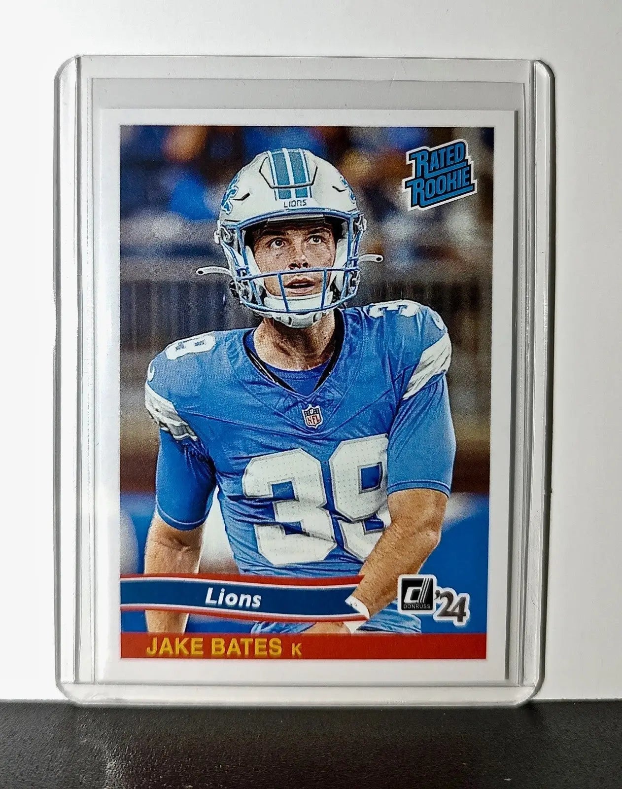 Jake Bates Rookie 2024 Panini Rated Rookie Retro NFL #40 Detroit Lions 1 of 890 - Football Card Single
