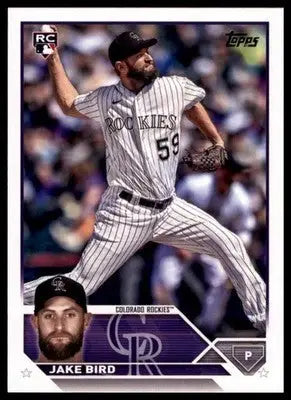 Jake Bird Rookie 2023 Topps Update #US162 Colorado Rockies - Baseball Card Single