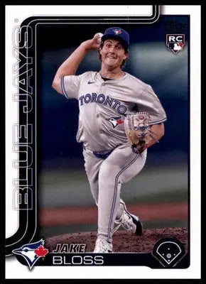 Jake Bloss Rookie 2025 Topps #63 Toronto Blue Jays - Baseball Card Single