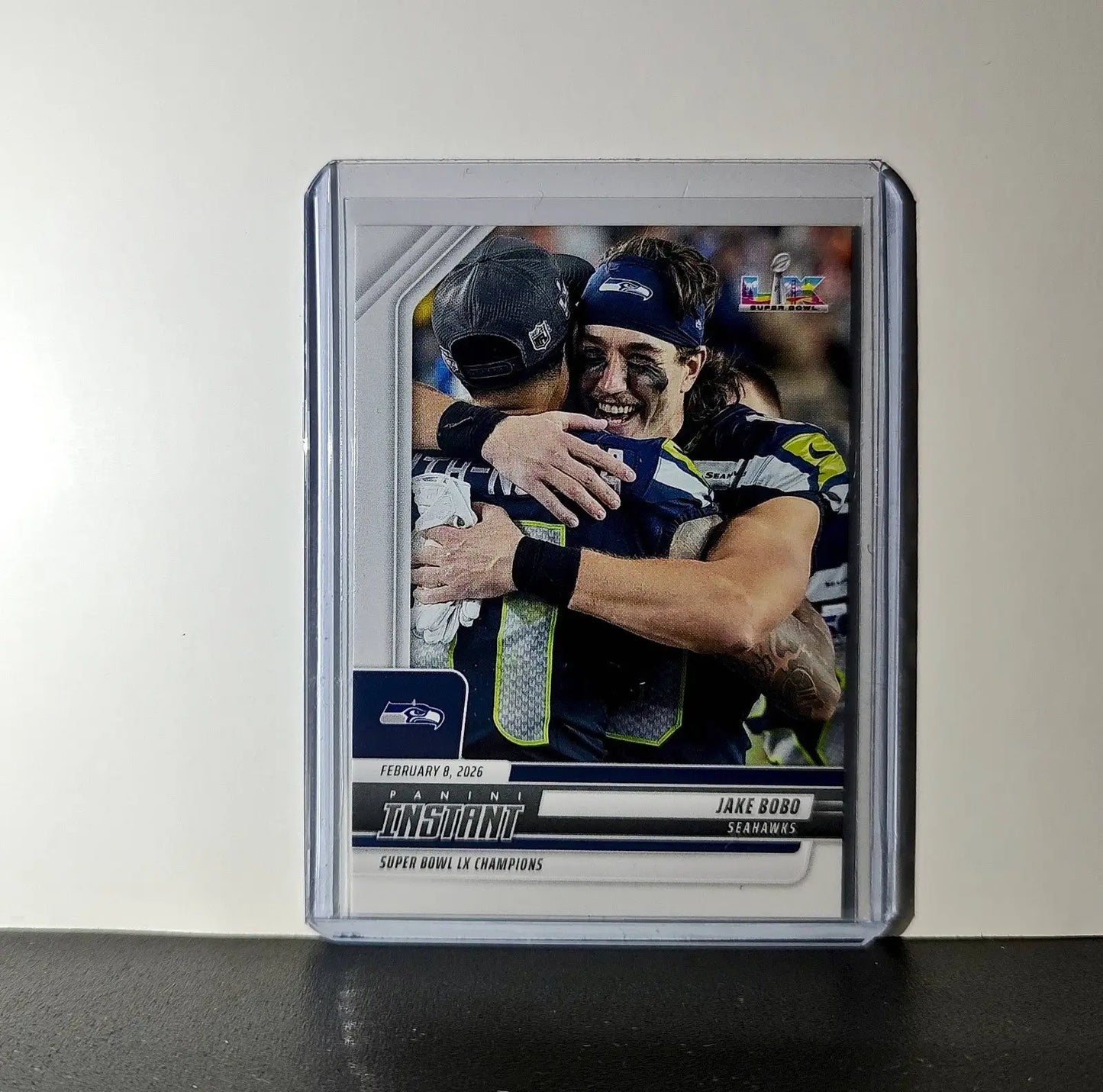 Jake Bobo 2026 Panini NFL Super Bowl LIX Champions #30 Card Seattle Seahawks - Football Card Single