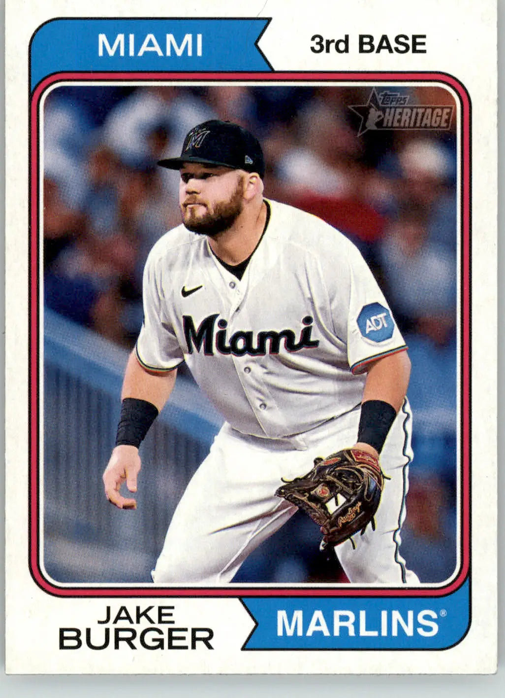 Jake Burger - 2023 Topps Heritage - #560 - Baseball