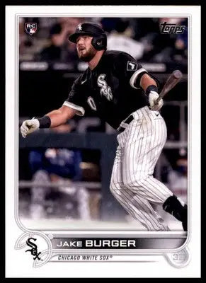 Jake Burger Rookie 2022 Topps #186 Chicago White Sox - Baseball Card Single