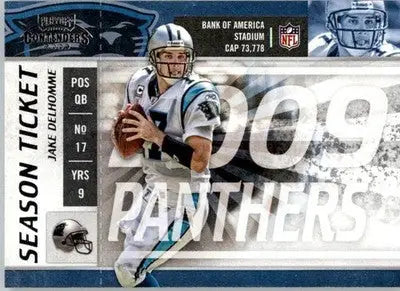Jake Delhomme - 2009 Playoff Contenders - #15 - Football - Football Card Single